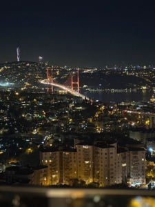 The view from the Raffles.